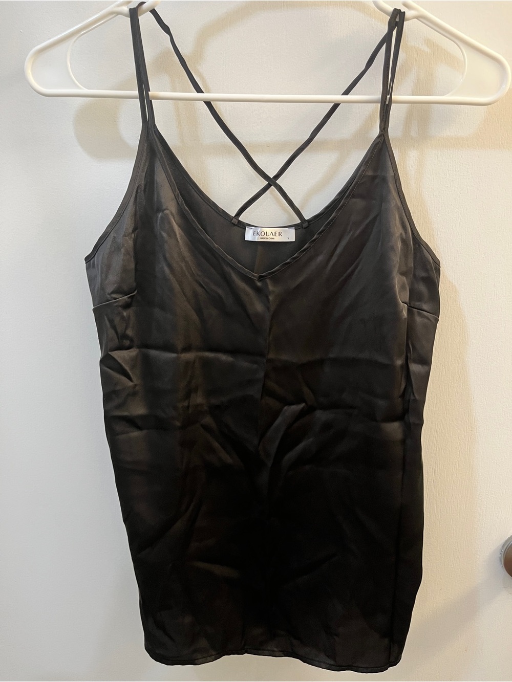 2-Pack Satin Strappy Tank Tops